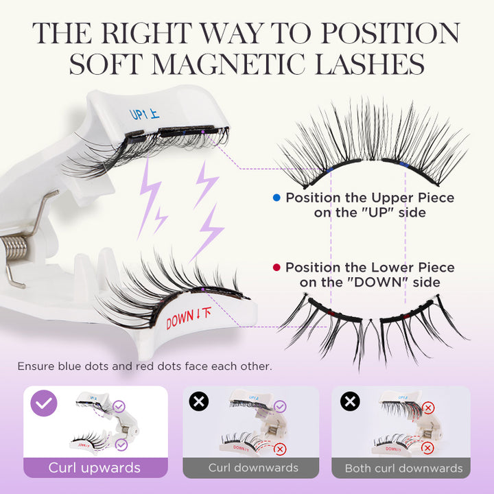 Beyelian Fluffy Soft Magnetic Lash All in one Kit with Applicator